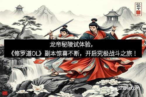 龙帝秘陵试体验，《修罗道OL》副本惊喜不断，开启究极战斗之旅！